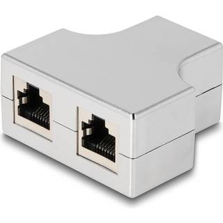 DeLOCK RJ45 Splitter / T-adapter - 1x RJ45 til 2x RJ45