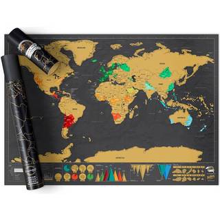 Scratch Map Deluxe Travel
