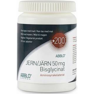 ABBLO Jern 50 mg Bisglycinat (200 stk)