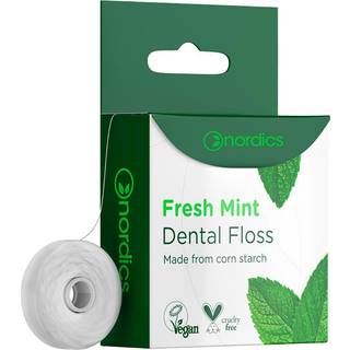 Bæredygtig Tandtråd uden PFAS Nordics Freshmint 30 mtr.
