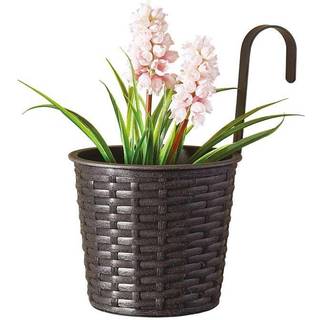Urtepotte m. Bøjle Ø16 cm. - Sort