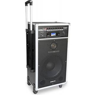 Mobilt lydanlæg ST-180 / Kraftig og god lyd, 12" bas 450W B transportabel system