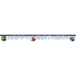 Avengers Happy Birthday banner - 2 meter