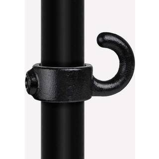 Clarrods Clamps CL182 låsekrave med krog, sort, Ø26,9 mm