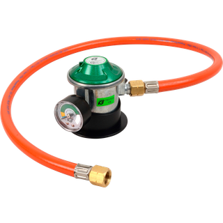 Cozze gasregulator med manometer og 1,1m slange