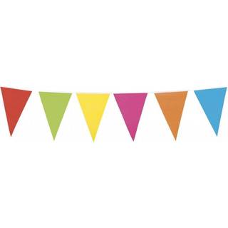 Flagguirlande 6 farver 10 m