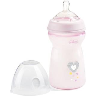 Chicco Natural Feeling Girl sutteflaske 6m+ 330 ml - 330 ml
