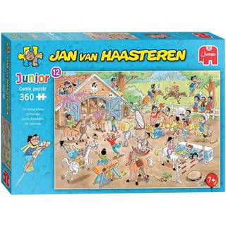 Junior rideskolen puslespil - 360 brikker