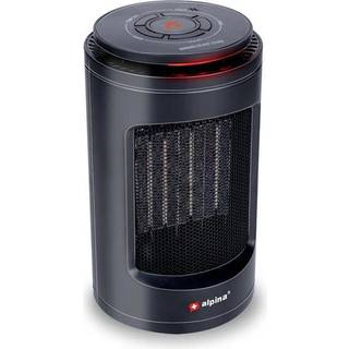 Alpina Varmeblæser Ø 13 cm,1200 Watt - Sort
