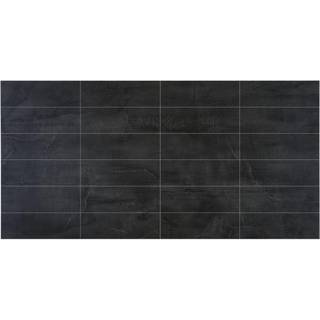 BerryAlloc Kitchenwall 10x30 Flise Sort Kalk 2,2x600x1200mm