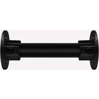 Clarrods Clamps CL131U vægflange, åben, sort, Ø33,7 mm