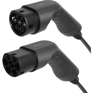 DELTACO e-Charge Ladekabel Elbil Type 2 - Type 2, 1 fase, 16A, 10m