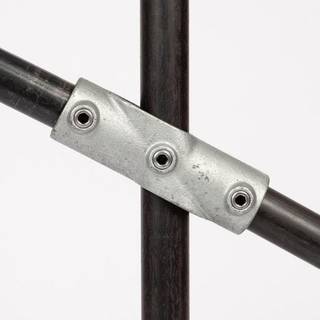 Clarrods Clamps CL130 2-vejs justerbart kryds, 30-45°, Ø42,4 mm