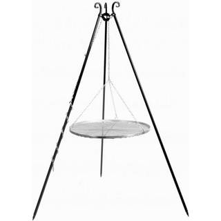 Grillstativ (treben) 180 cm rustfristålrist 50 cm
