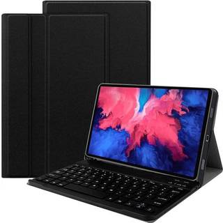 Lenovo Tab M10 Plus (3. Gen) 10.6" (TB-125F/128F) Tech-Protect Keyboard Cover m. Pencil Holder - Engelsk Layout - Sort