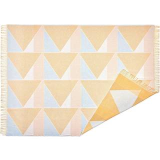 NJRD Metric focus No. 2 bomuldsplaid 130x185 cm Gul