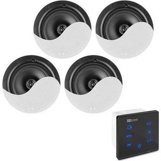Powerline A100BSet In-Wall Audio Amplifier with 4 Ceiling Speakers "B-STOCK"