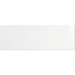 Kakel Bianchi Axe Vit Blank-Relief 33x100 cm