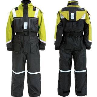 Flydedragt 1852-Marine 50N, sort/gul, Medium (80 - 85 kg)