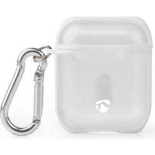 Nedis AirPods etui - Transparent/hvid