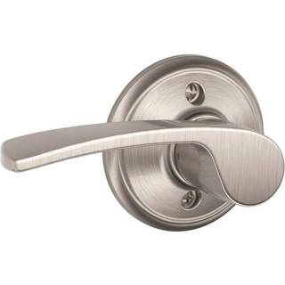 Schlage F170 MER 619 LH Venstreh?nds Merano D?rh?ndtag Ensidet ikke-drejende dummy d?rh?ndtag Satin Nickel