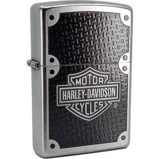 Harley Davidson Satin Chrome Zippo Lighter - A26107