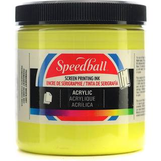 Speedball akrylsk?rmtrykket bl?k 8-ounce Primrose Yellow