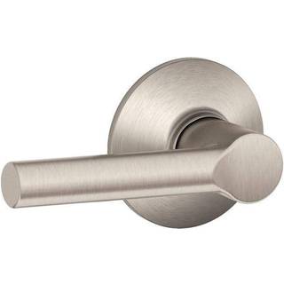 Schlage F10 BRW 619 Broadway Door Lever Hall & Closet Passage Lock Satin Nickel