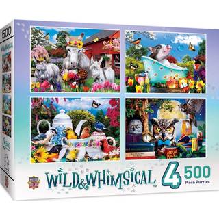 Wild & Whimsical 4-Pack 500 pc