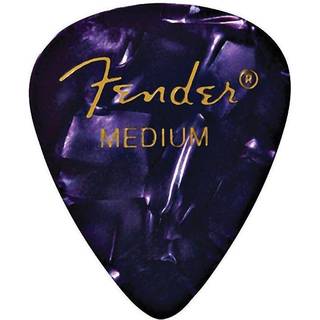 Fender Premium Celluloid Guitar Picks 351 Shape Purple Moto Medium 12-Pack