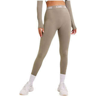 Define Seamless Logo Scrunch Tights Taupe