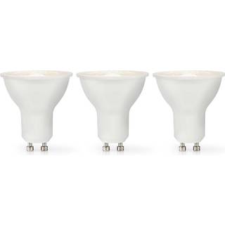 Nedis LED-lampe GU10 Spot, 4,5W, 3-pak - Gennemsigtig