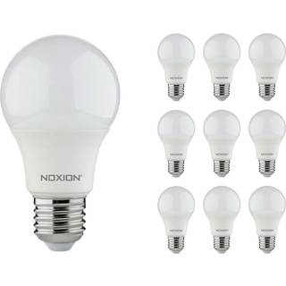 Fordelspakke 10x Noxion Lucent Classic LED E27 Pære matt 4.9W 480lm - 830 varm hvid | erstatter 40W