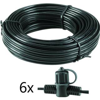 Garden Lights 6008011 Kabel 15 m, 6 koblinger