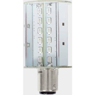 LED-pære til lanterne NauticLED, 3.9 W (motsvarer 35 W), BAY15D, 360°, 10 - 35 V, Ø35 x 68 mm, rød/grøn