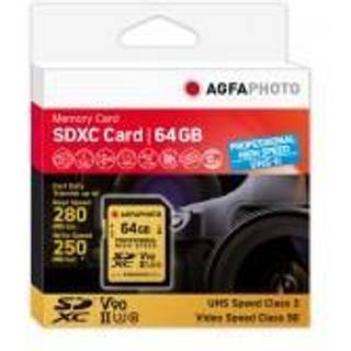 Agfa SDxC kort 64GB UHS-II U3 V90