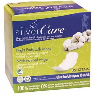 Suztain - Silvercare By - Natbind Med Vinger - 10 Stk - Ultra Tynd