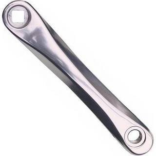 Force pedalarm venstre alu sølv 170 mm