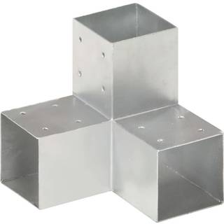 stolpebeslag Y-form 91x91 mm galvaniseret metal