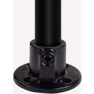Clarrods Clamps CL131 vægflange, sort, Ø26,9 mm