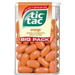 Tic tac orange aromatiseret mynter bulk 12 pack on-the-go forfriskning 1 oz hver