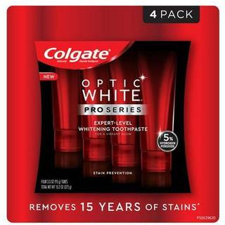 Colgate Optic White Pro Series Stain Shield tandpasta, ca. 94 g – fjerner op til 15 års pletter
