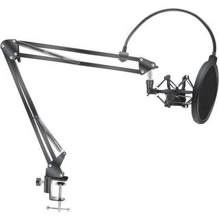 Bordstativ til mikrofon med popfilter