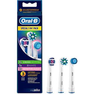 Oral-B MIX Sensive Clean + 3D White + CrossAction Børstehoveder