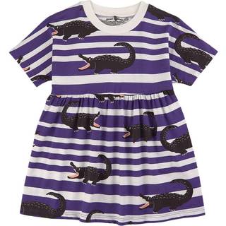 Mini Rodini Kjole Crocodiles Purple