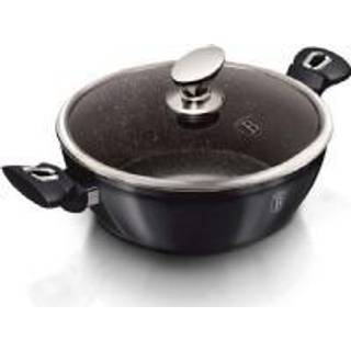 Berlinger Haus - Sauterpande ø32 cm / 4.9L - Med glåslåg - El / Gas / Induktion - Carbon Pro Edition