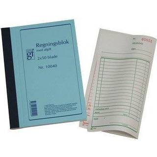 Regning med kopi, GF10040 108X200mm 2X50 blade