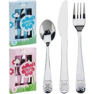 Børnebestik 3 stk - pige (På lager i butik)