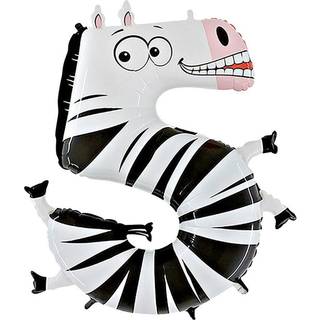 Animaloon Zahl 5 Zebra