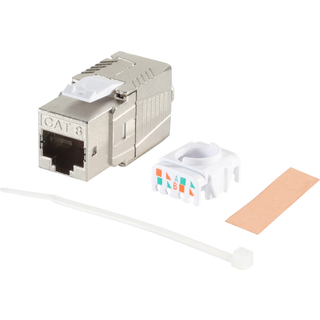 Cat 8.1 STP Keystone Snap-In stik "Toolfree"
